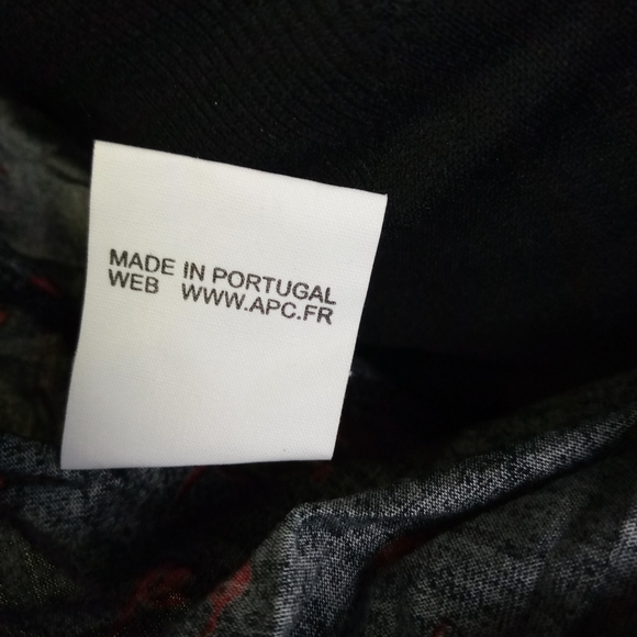 A.P.C. Black short Romper with Red Flowers M - Picture 11 of 11